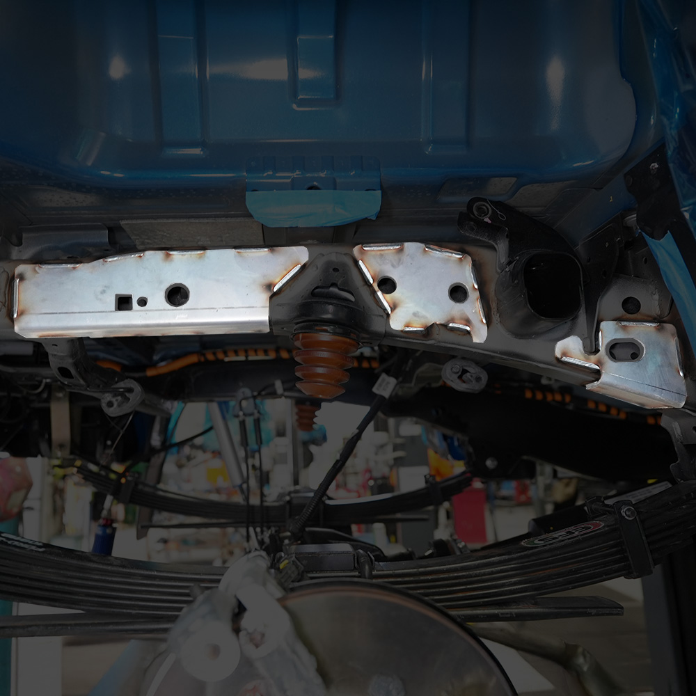 Superior Chassis Brace/Repair Plates Suitable For Ford Ranger PY Ute 06/2022 On Dual Cab Only - CBWD-A-RAN06-A